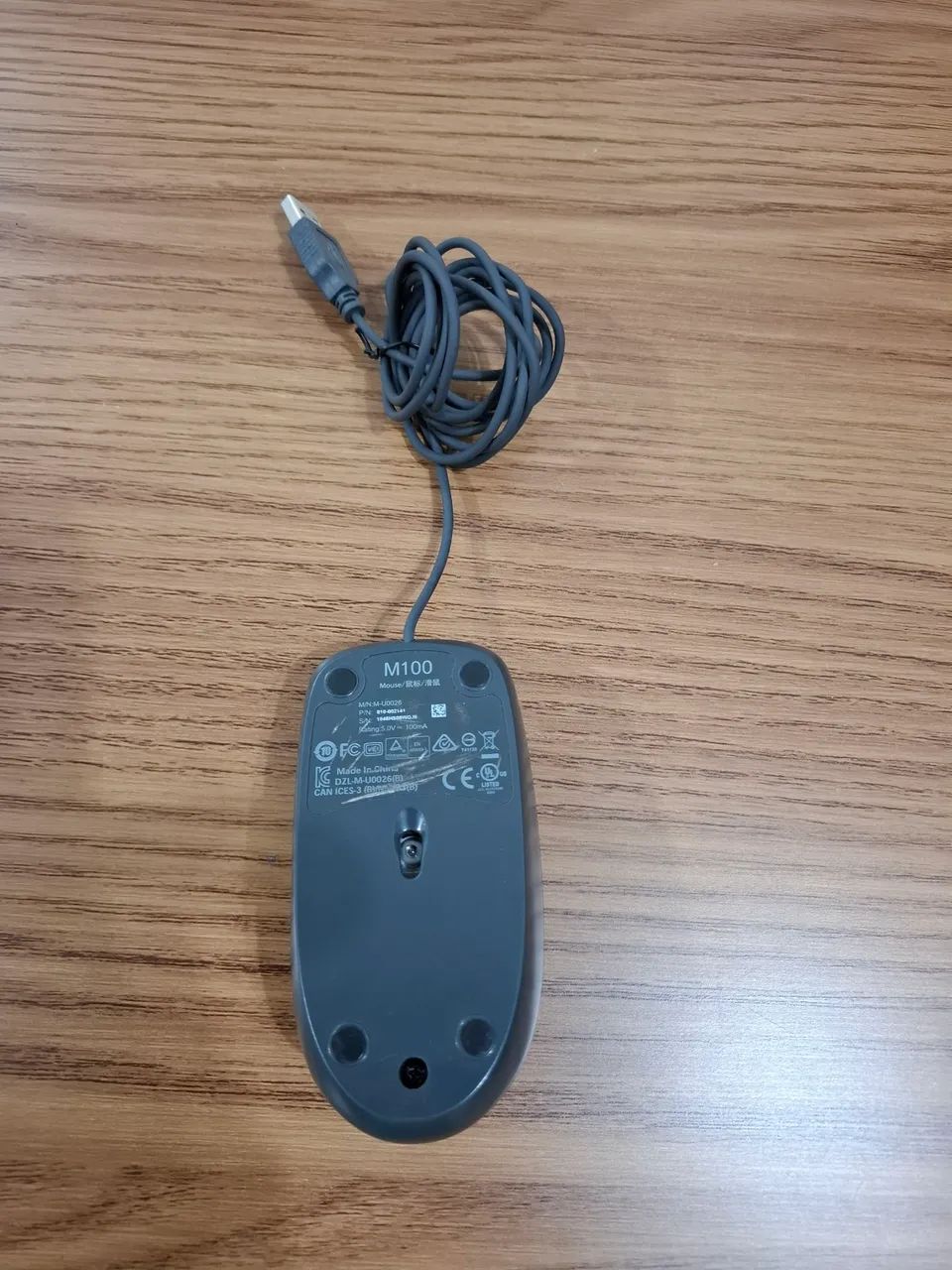Mouse com fio Logitech M100 - Foto 2