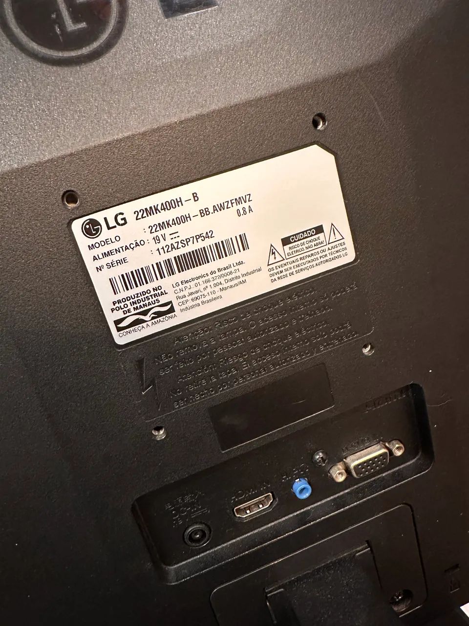 Monitor Samsung LG22MK400H-B 21,5 Polegadas - Foto 3