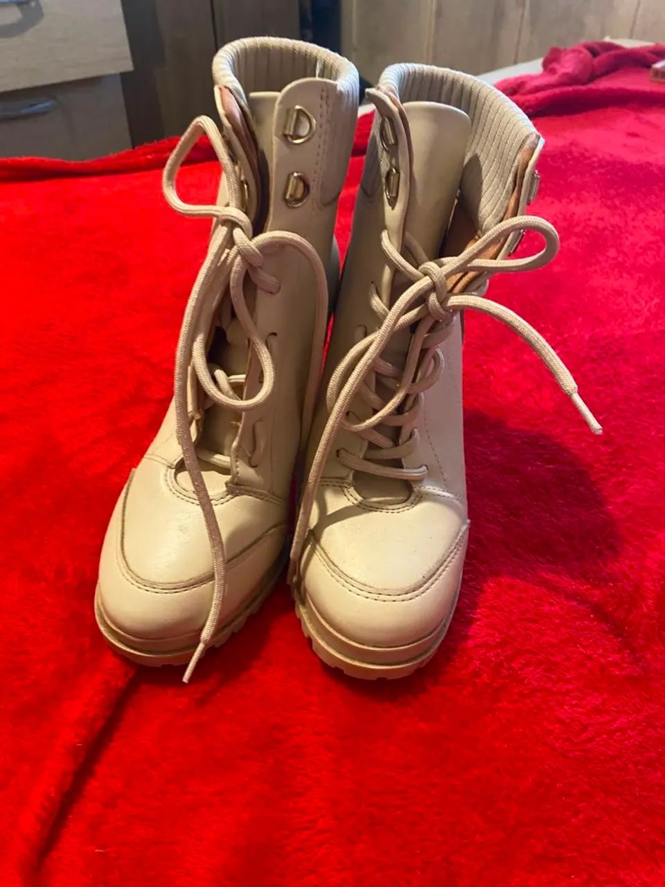 Bota bege - Foto 3