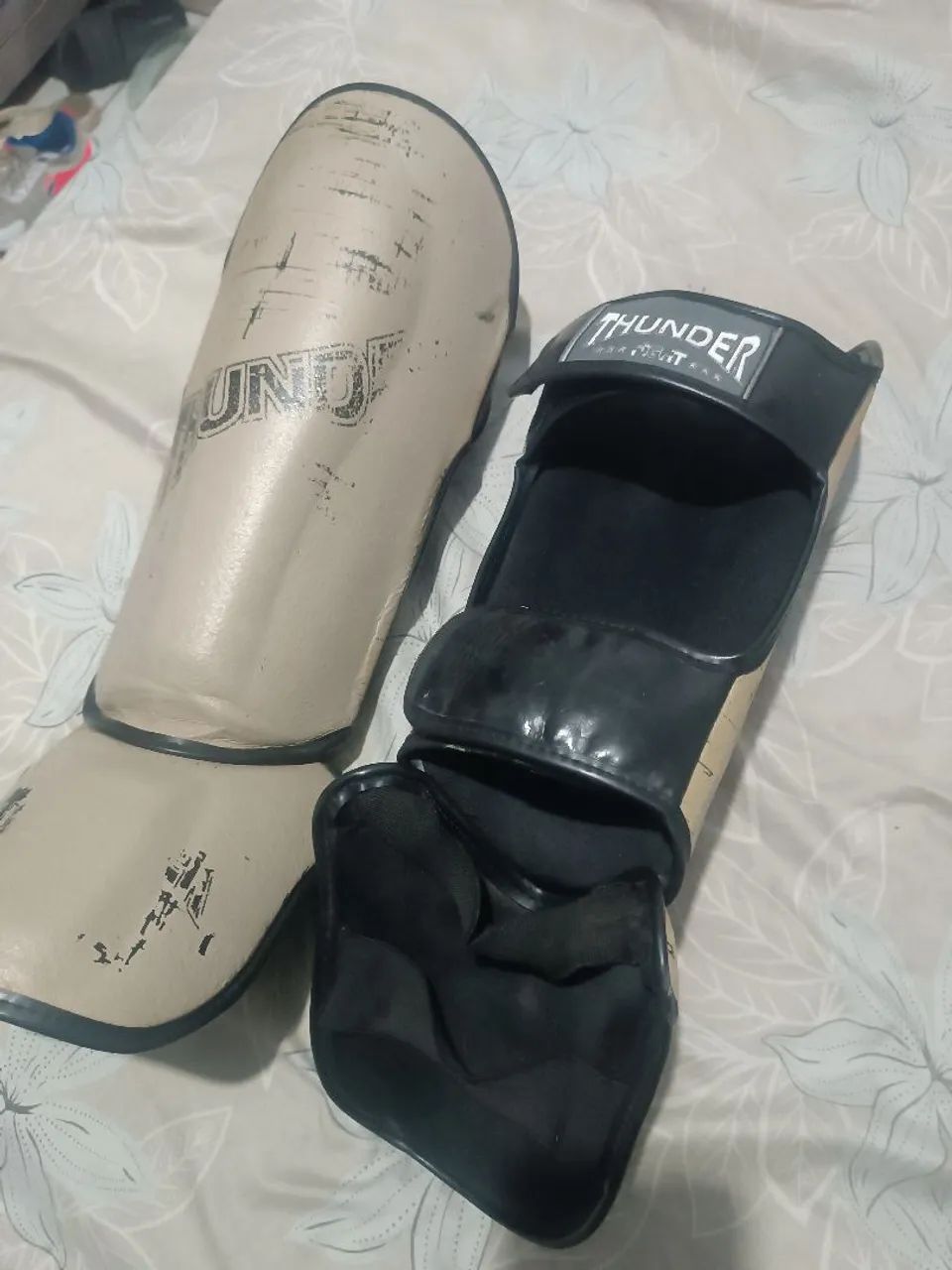 Caneleira de muay thai thunder - Foto 2