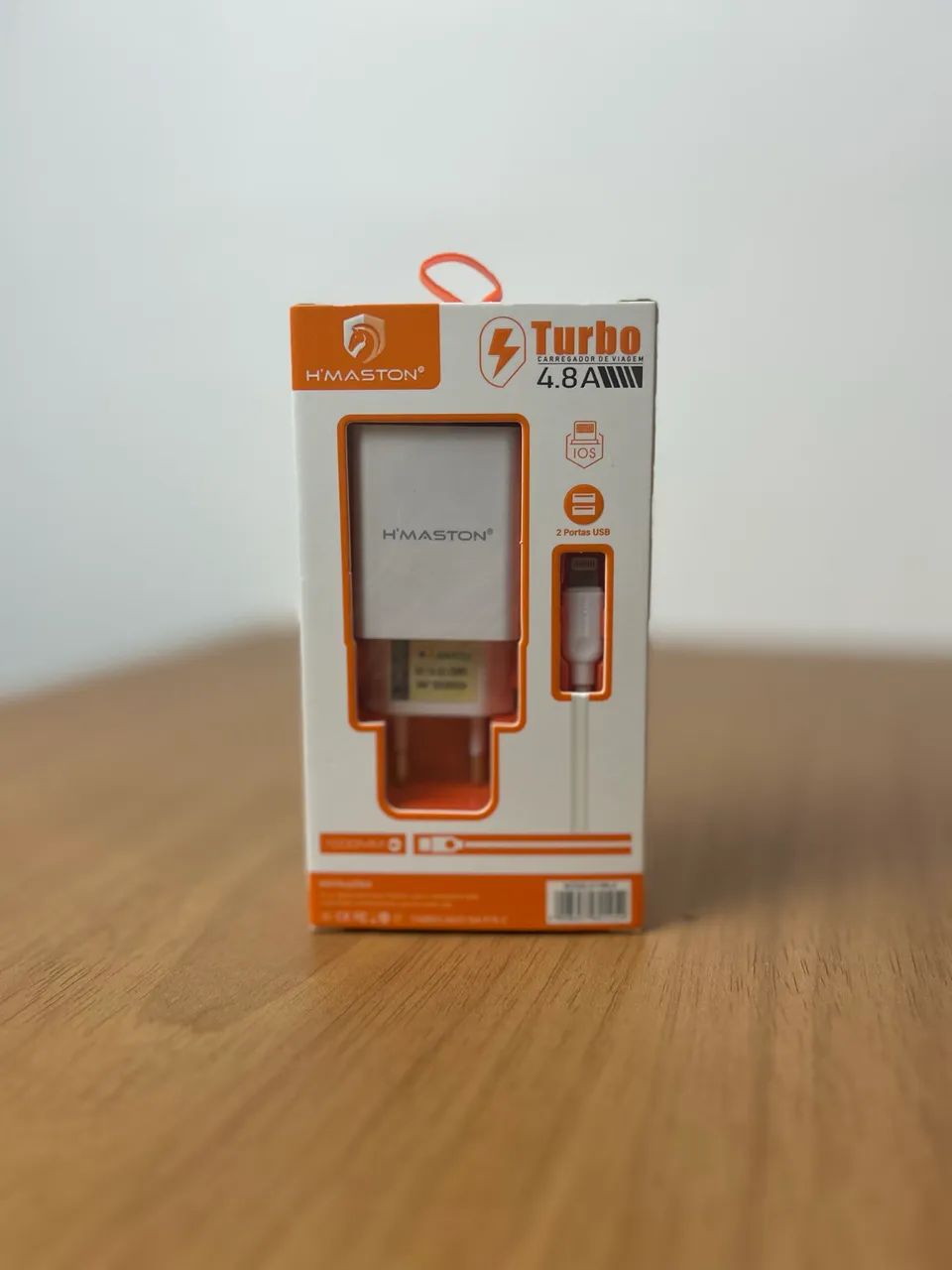 Carregador de iphone usb turbo