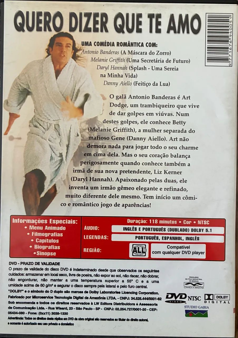 DVD - Quero Dizer Que Te Amo - Foto 3
