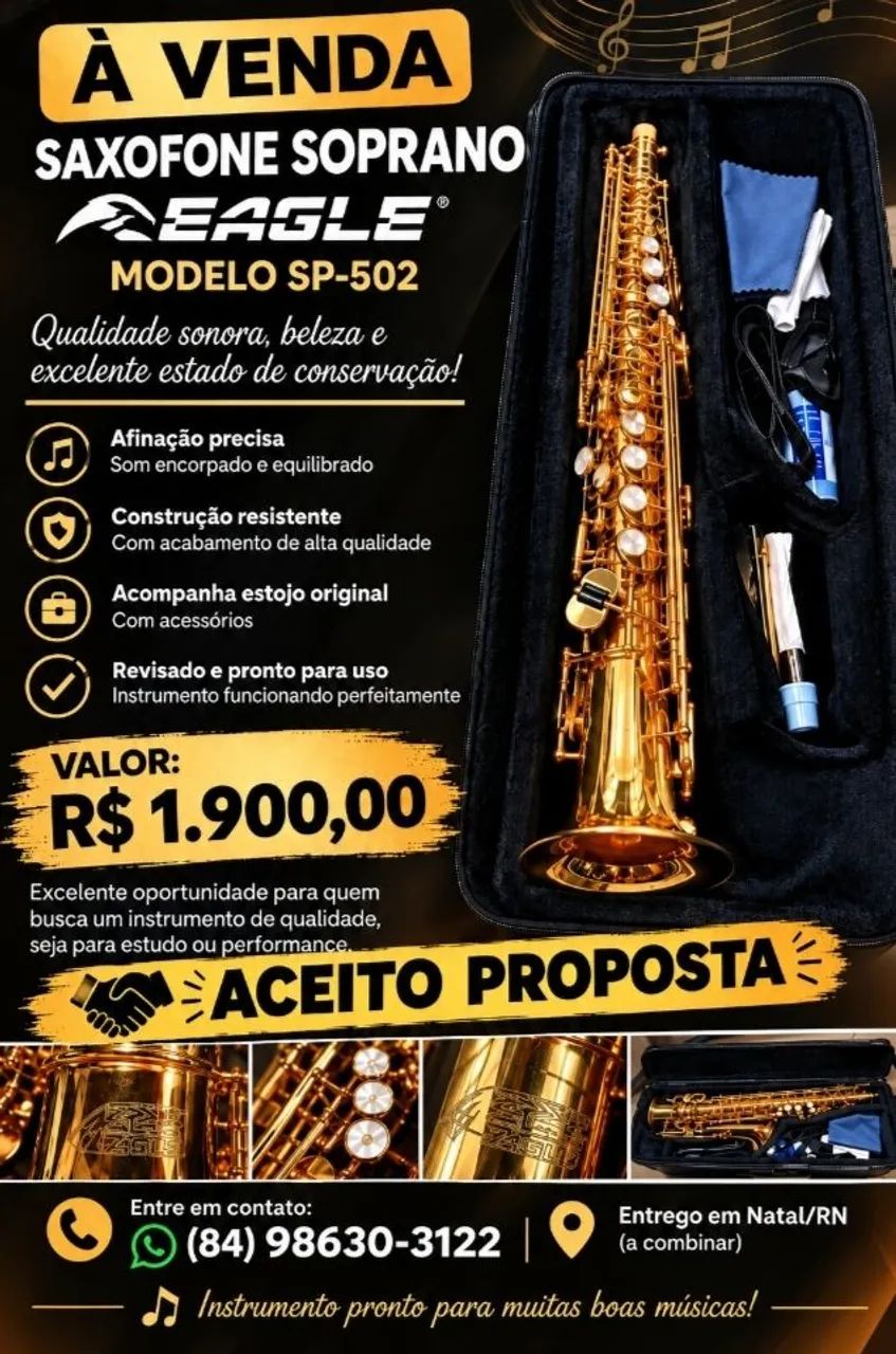 Saxofone a venda 