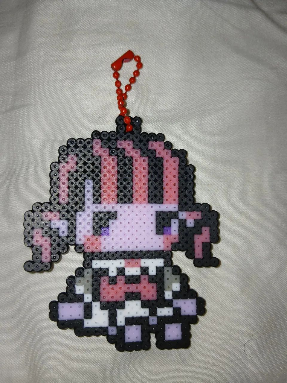 Monster high Draculaura Chaveiro em pixel art - Foto 2