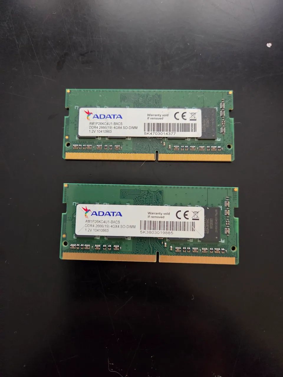 Memória Notebook DDR4 8GB (2 x 4GB) 2666 Mhz Adata