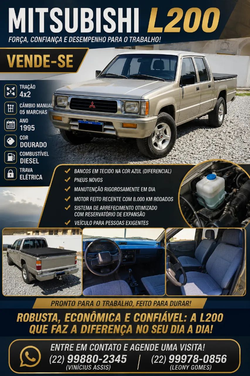 Mitsubishi L200 L200 2.5 4x2 CD Turbo Diesel 1995
