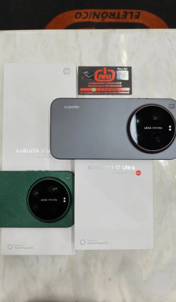 Xiaomi 17 Ultra 16GB 512GB Global e CN LEIA - Celulares e