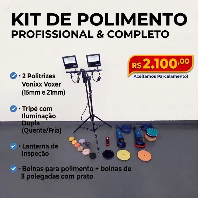 Kit Profissional e Completo de Polimento - Foto 5