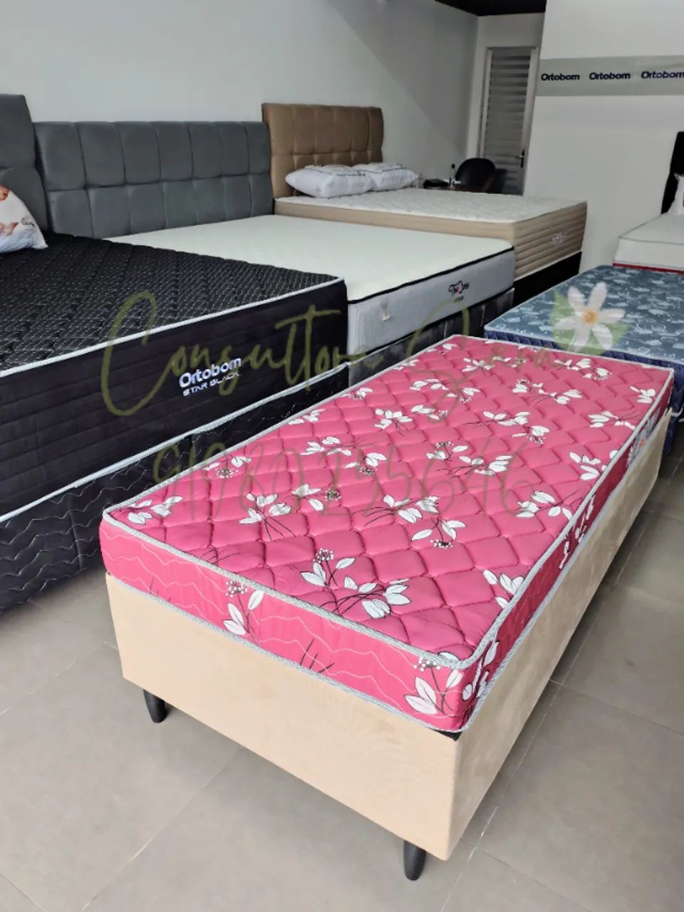 CAMA BOX SOLTEIRO ÚLTIMAS UNIDADES 