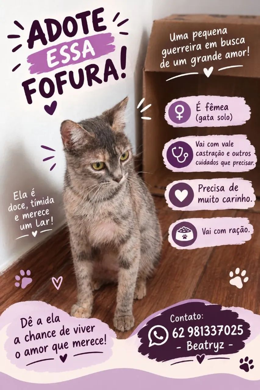 ADOÇÃO RESPONSÁVEL.