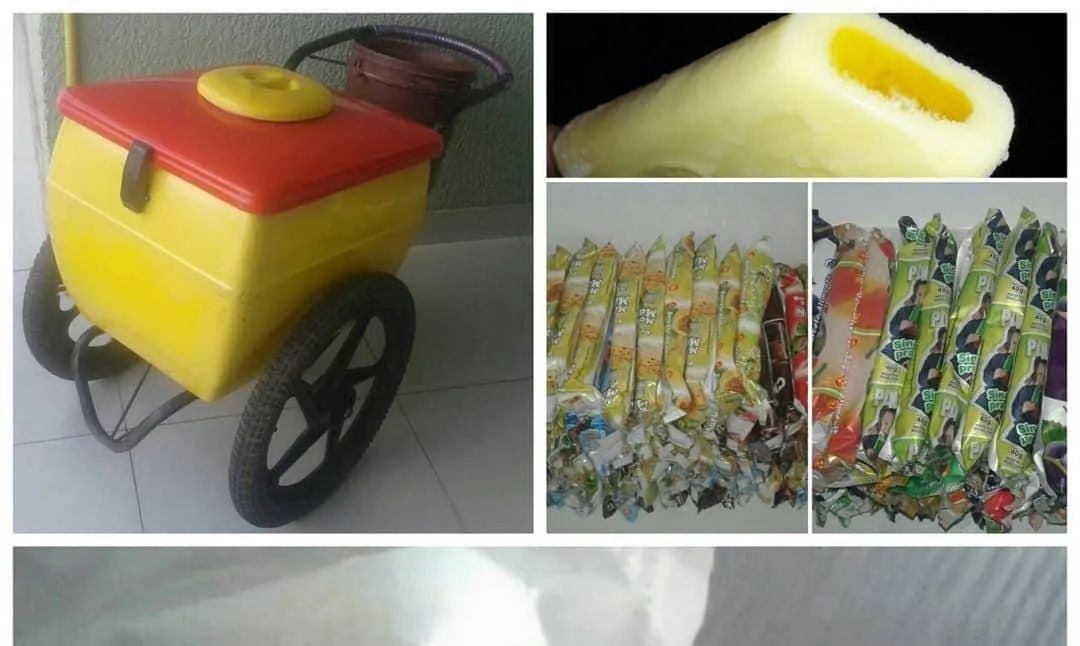 Vende carrinho de picolé e caixa de picolé 