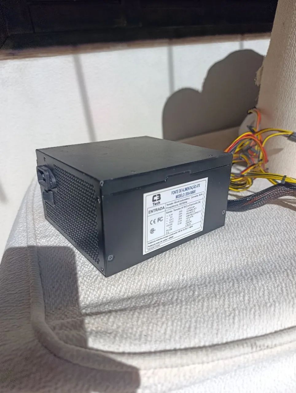 Fonte 600w c3 tech bivolt automático 60/50Hz  - Foto 2