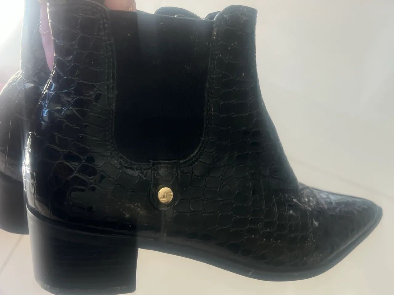 Bota Jorge Bischoff de Piton - Preta - Foto 3