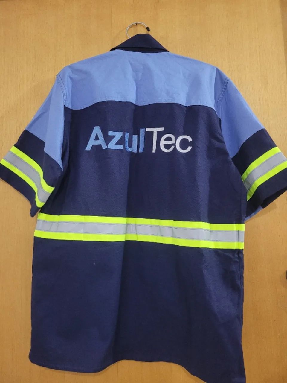 Camisa azul linhas aéreas  - Foto 3