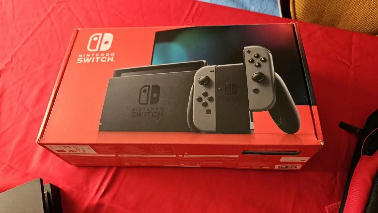 Nintendo Switch V2 - Cinza - Foto 3