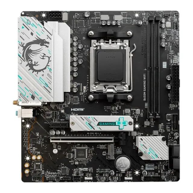 Placa Mãe Msi B650m Gaming Wifi, Ddr5, Socket Amd Am5, M-atx (Nova e Lacrada) - Foto 5