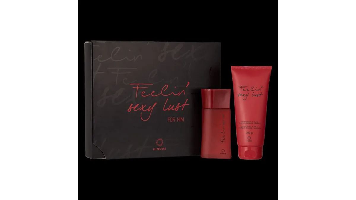 Lançamento Kit Presente Feelin' Sexy Lust For Him Hinode - Foto 5