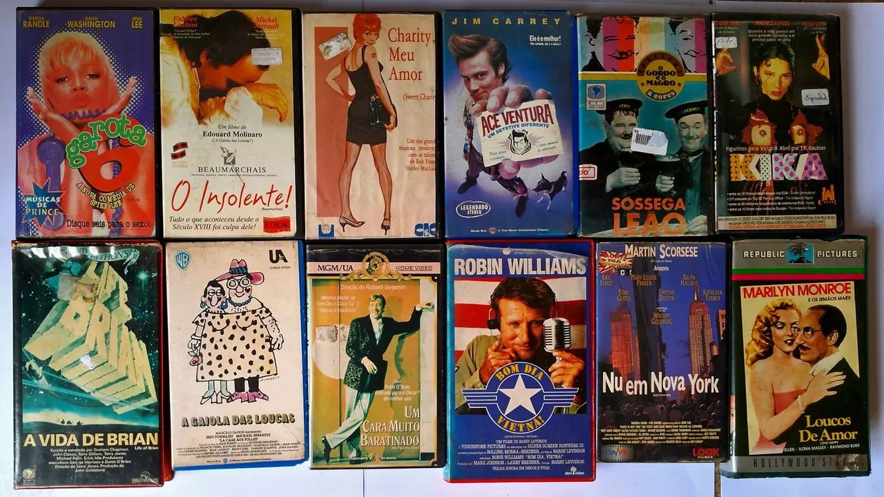 Fitas Vhs de Comédia (Lote)