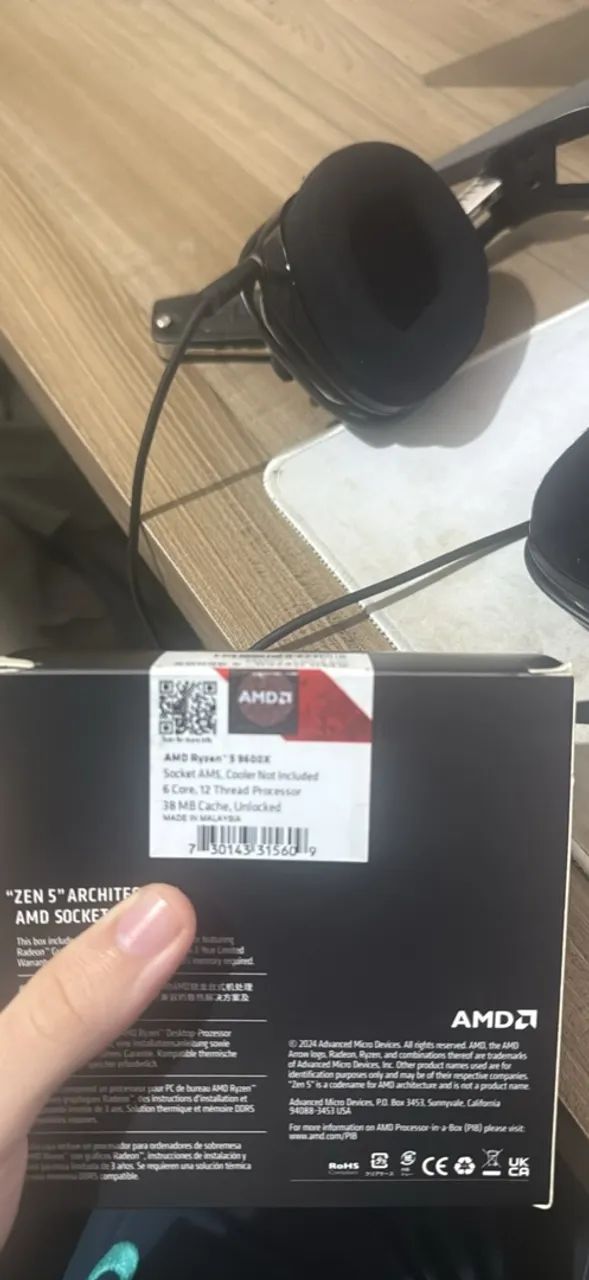 Amd Ryzen 5 9600x - NOVO - LACRADO - Foto 4