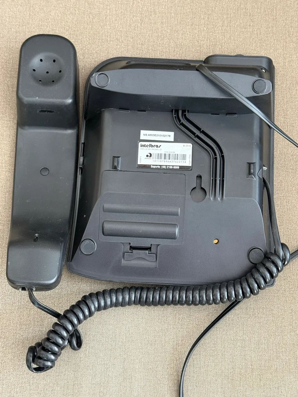 Telefone fixo TC 60 ID Preto Intelbras com Display  - Foto 2