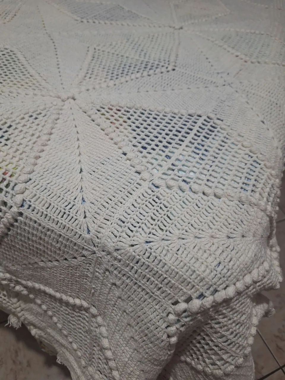 Colcha casal croche feito a mão  - Foto 2