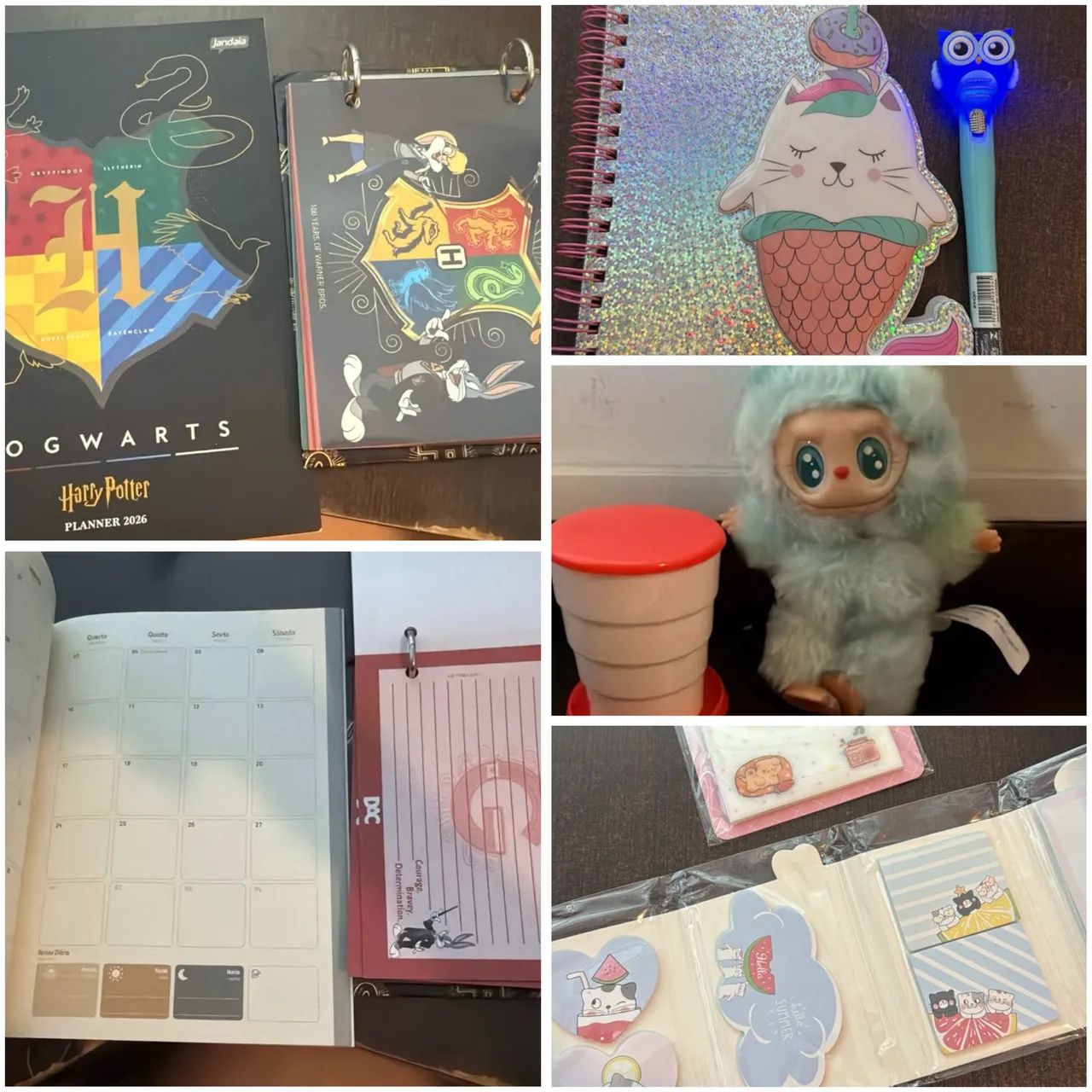 Kit papelaria criativa com materiais diversos  - Foto 2