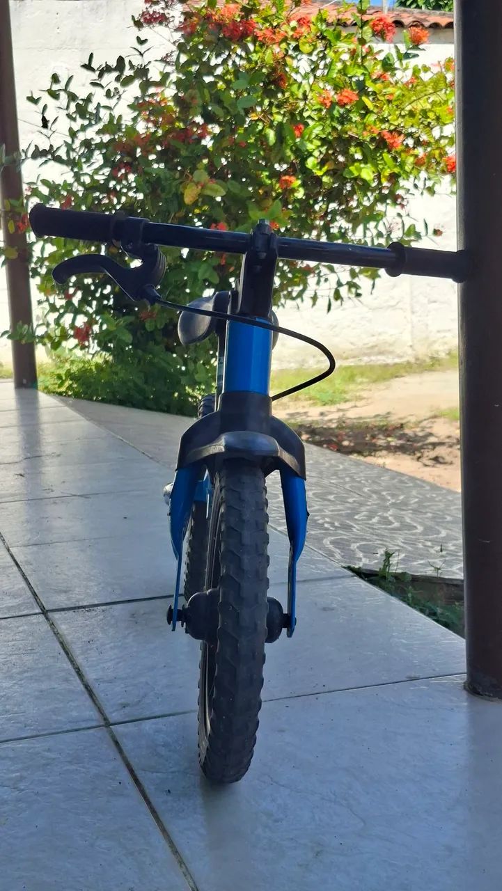 Bicicleta Infantil de Equilíbrio Azul - Foto 2
