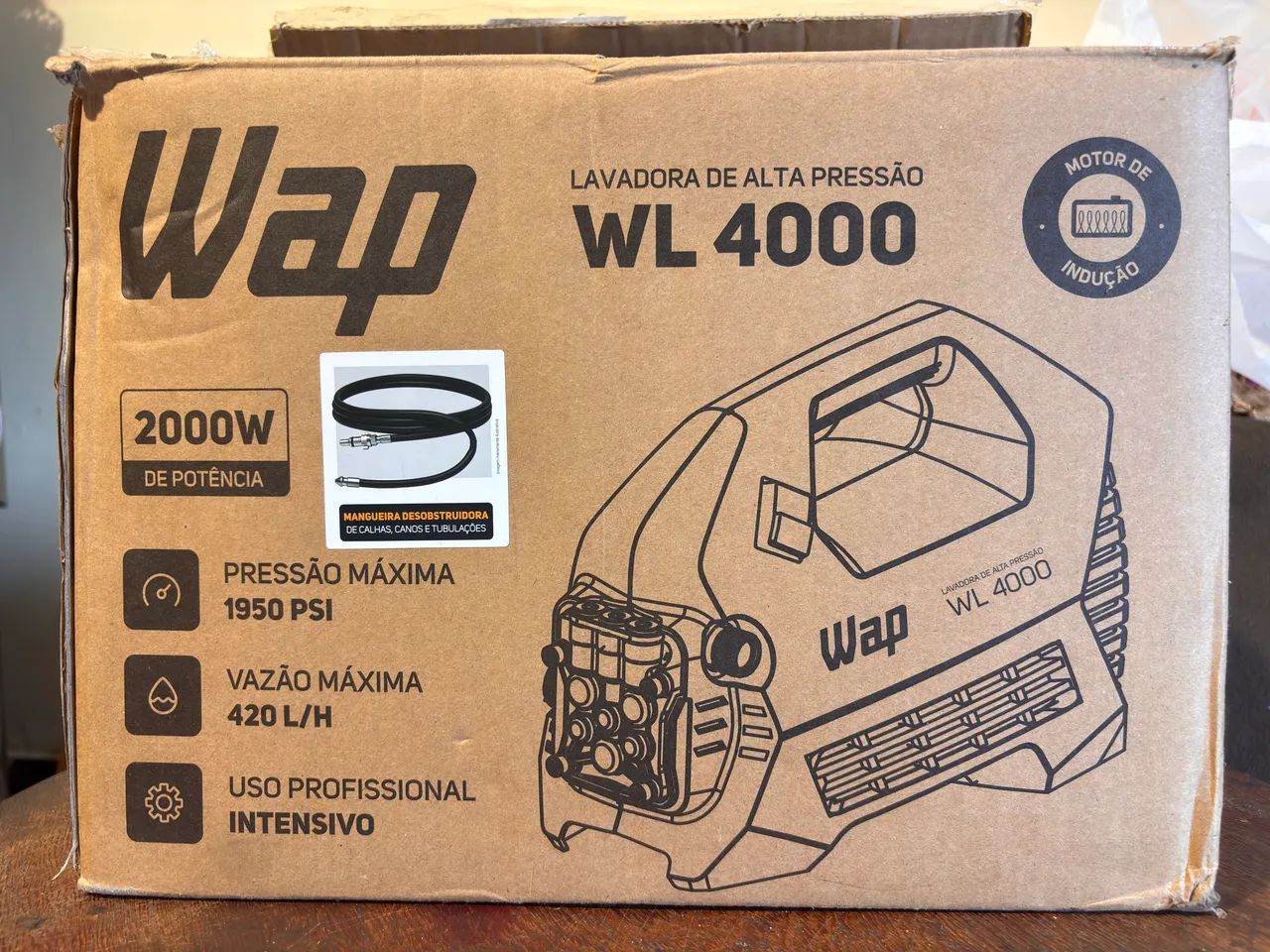WAP WL4000 Ultra 127v - Lavadora de Alta Pressão Profissional