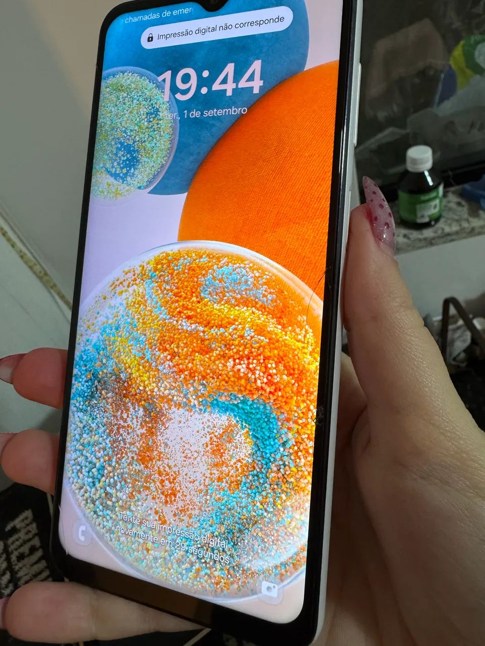 Celular A23 Samsung branco usado - Foto 2
