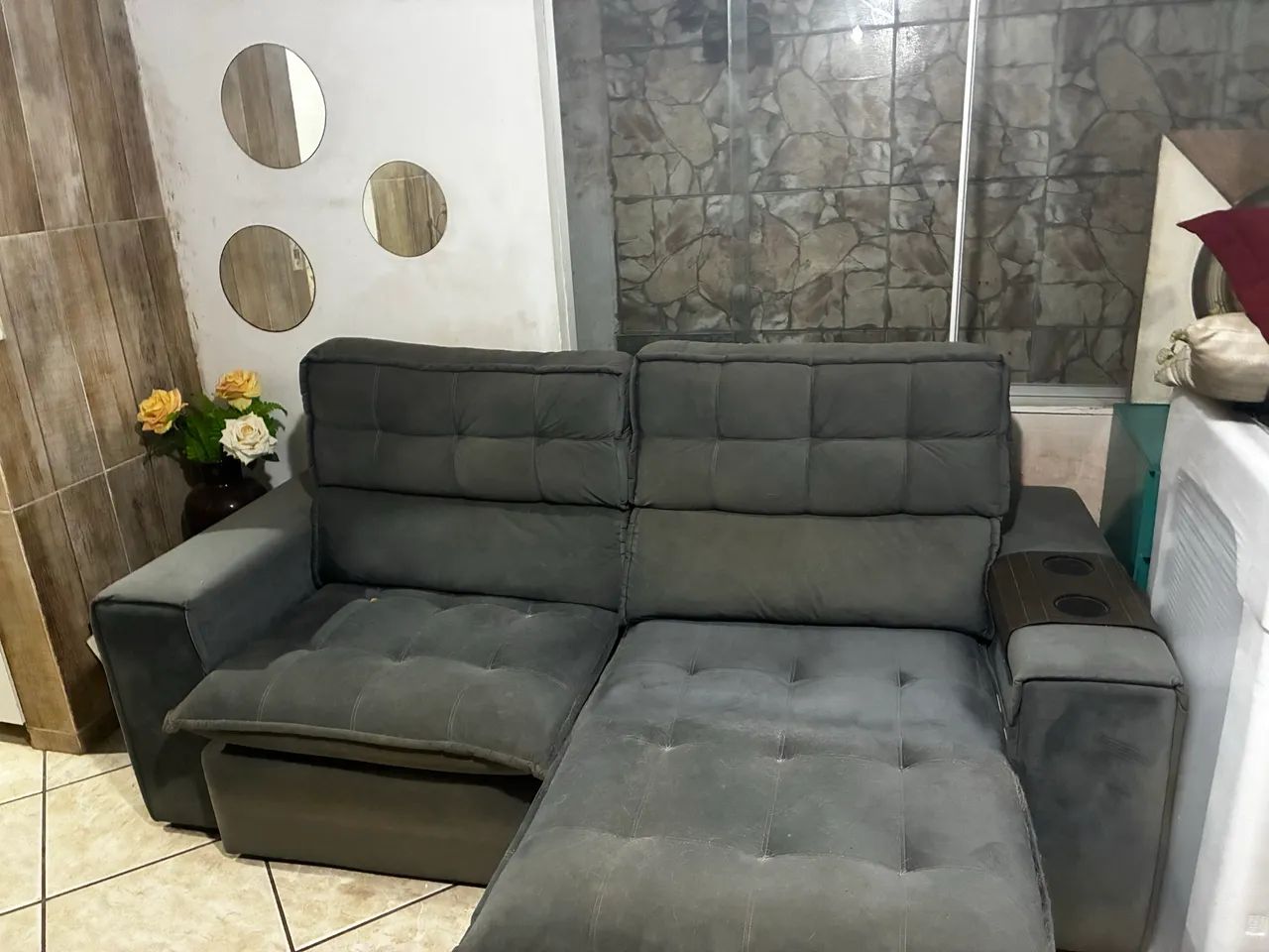 Sofá cama retrátil confortável  - Foto 2