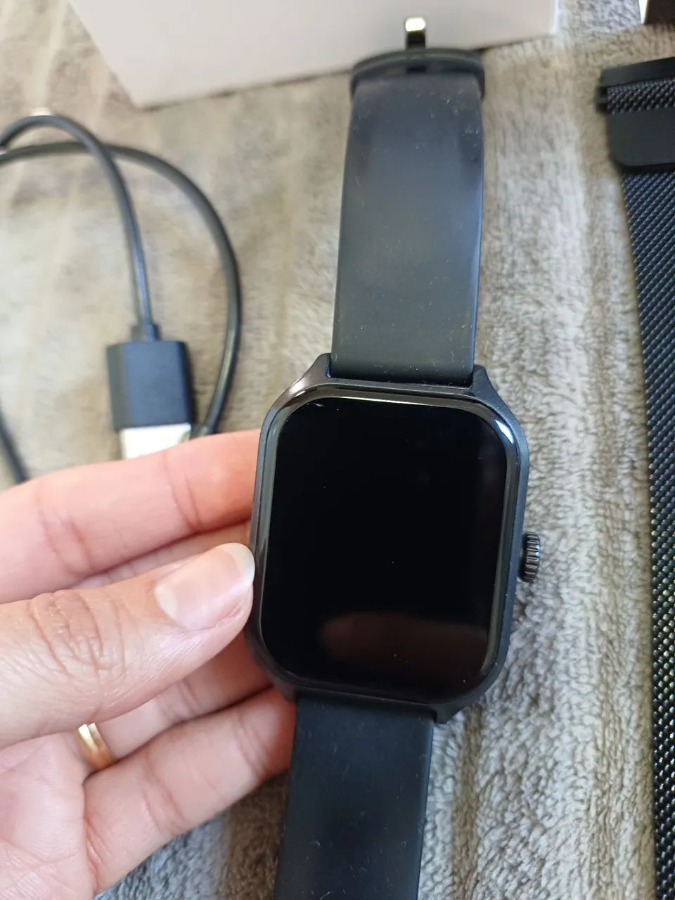 SmartWatch Twhite One - Preto - Foto 2