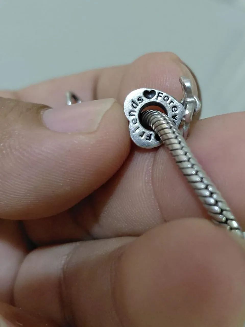 Pulseira Vivara Life com dois berloques 925 - Foto 2