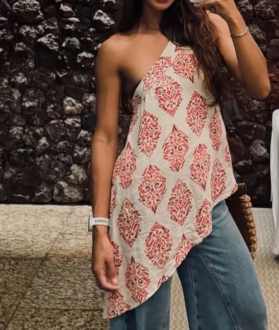 Blusa Assimétrica boho chic - Foto 2