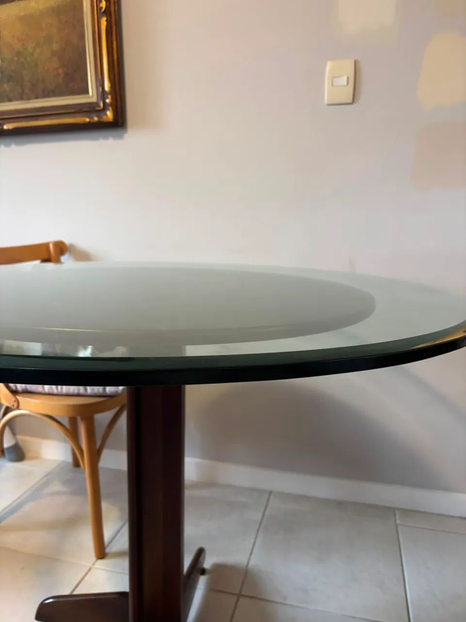 Tampo de vidro para mesa - 2,5cm de espessura