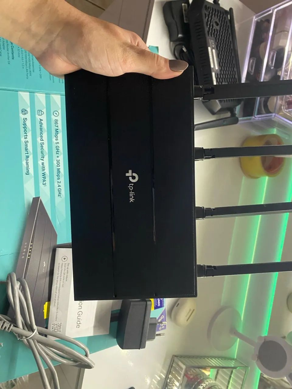 Roteador TP LINK na caixa  - Foto 3
