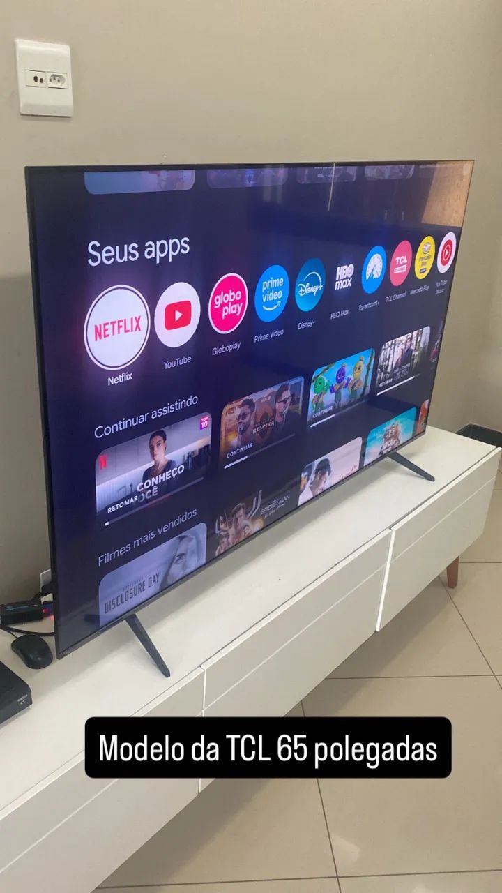 Vendo Tv marca TCL 65 polegadas - Foto 5