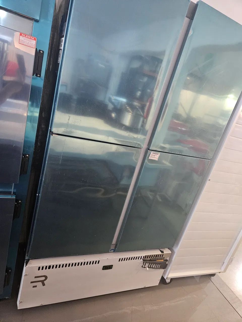 geladeira comercial 4 portas inox 750 litros nova