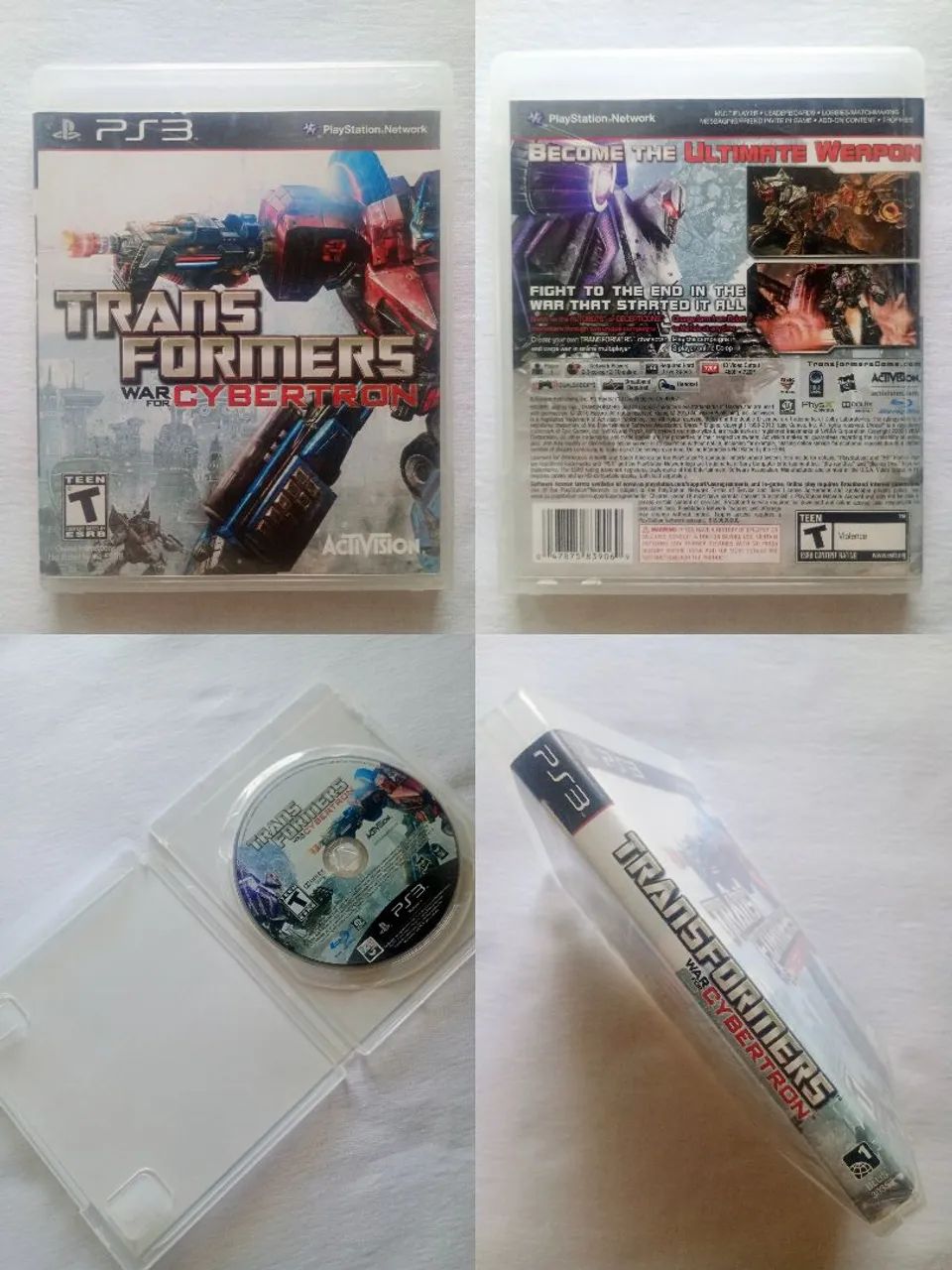 Jogos ps3 original - Transformers War for Cybertron - FAÇO OLX PAY!