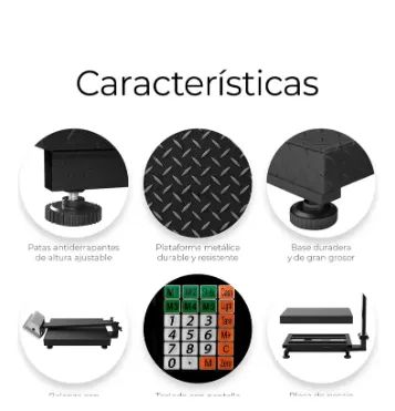 Balança Plataforma 150kg 400x300m - Foto 2