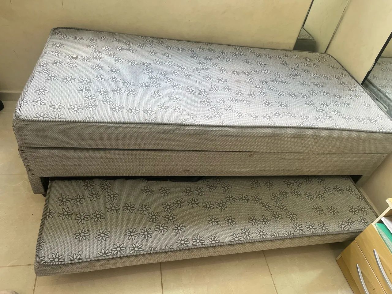 Cama baú solteiro com auxiliar  - Foto 2