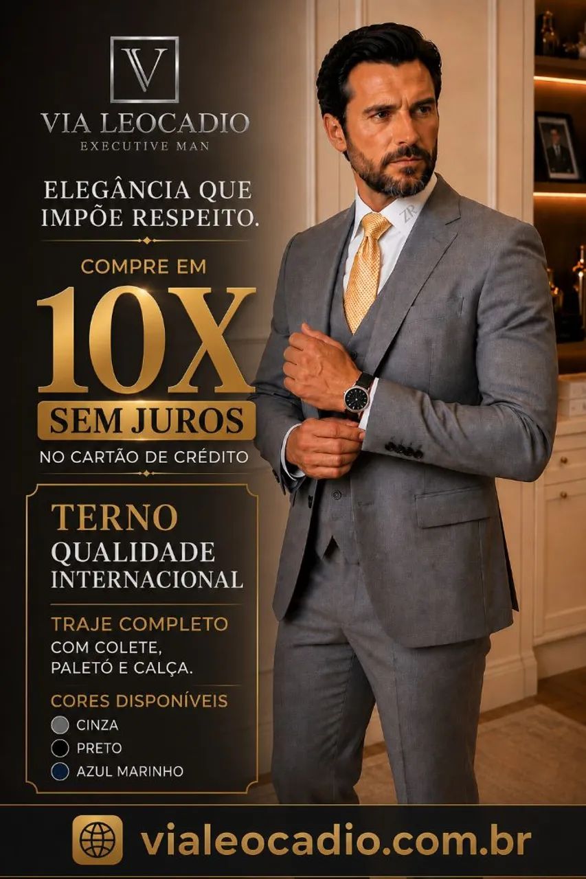 Terno Slim Masculino | Corte Italiano 