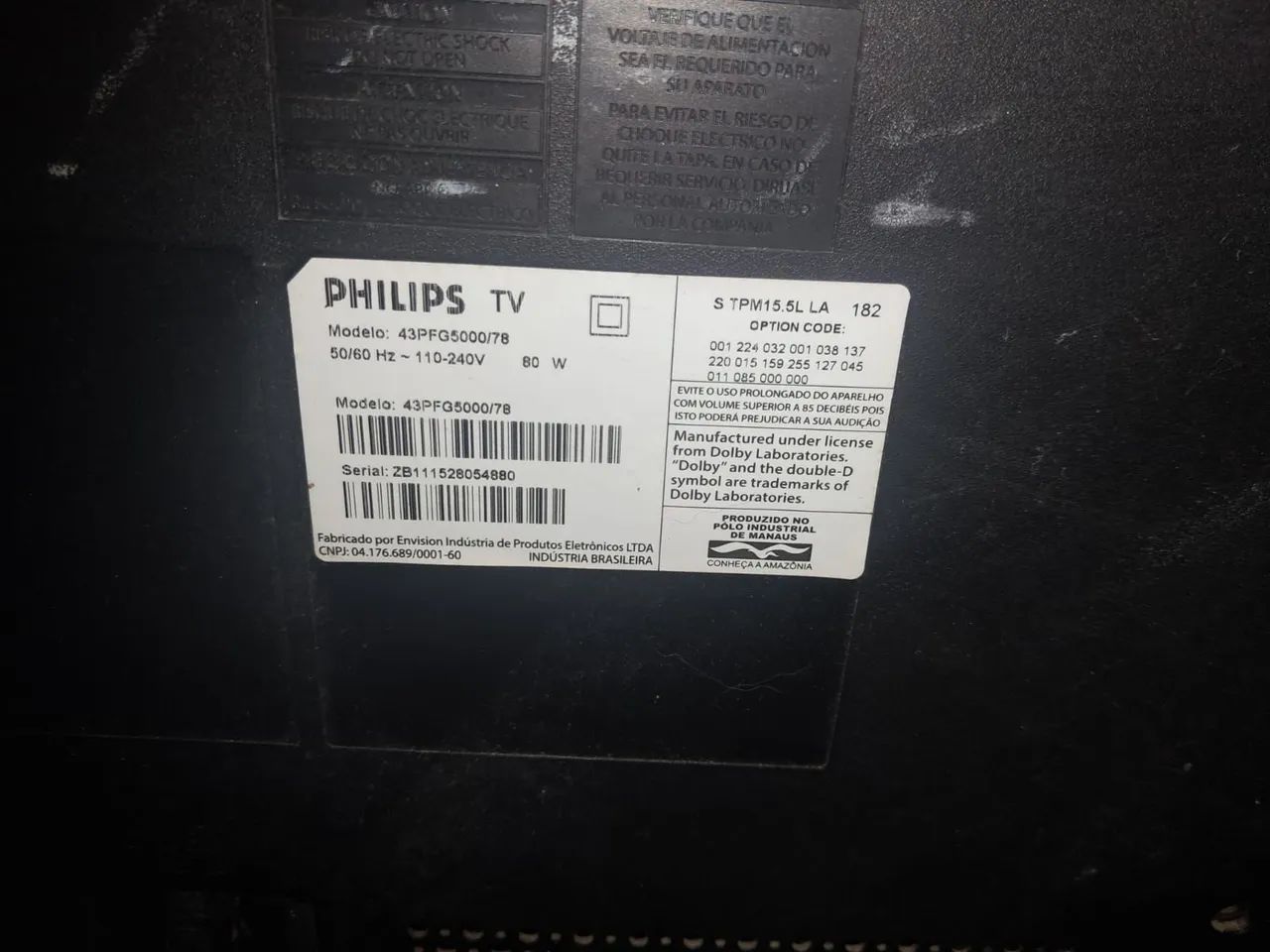 Tv Philips 43 polegadas  - Foto 4