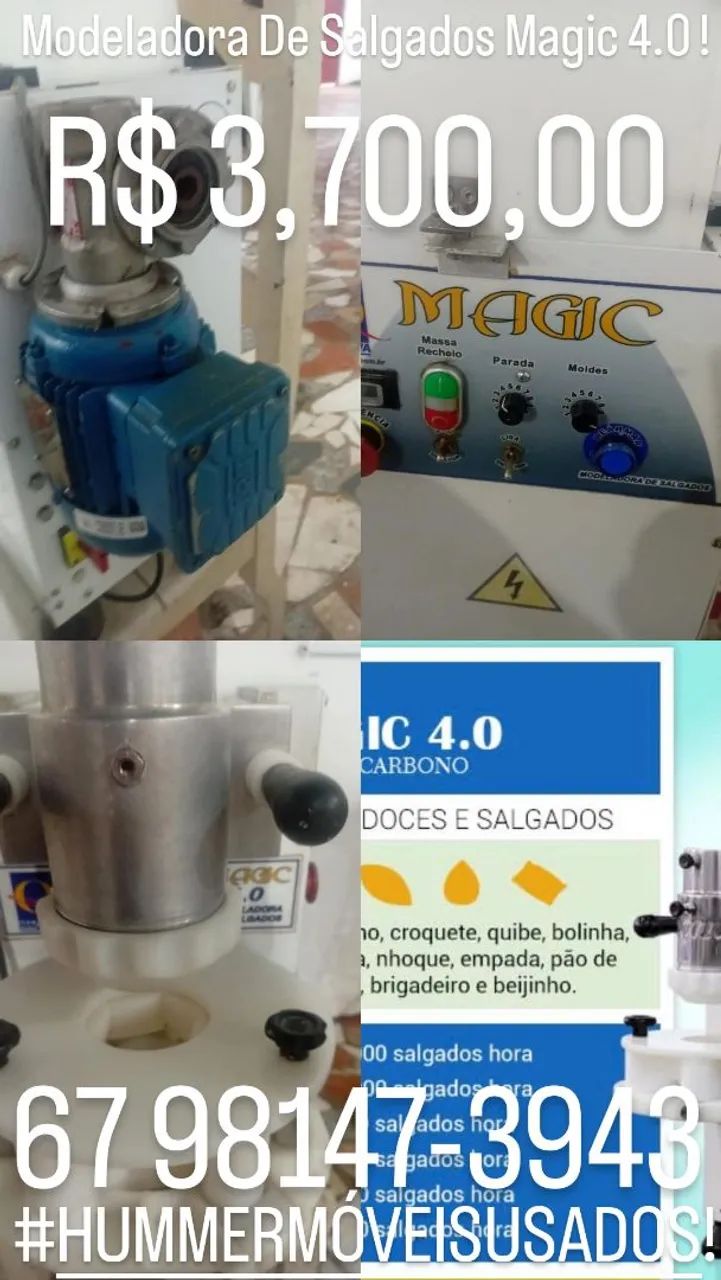 Vende - Se Modeladora De Salgados Magic 4.0 !