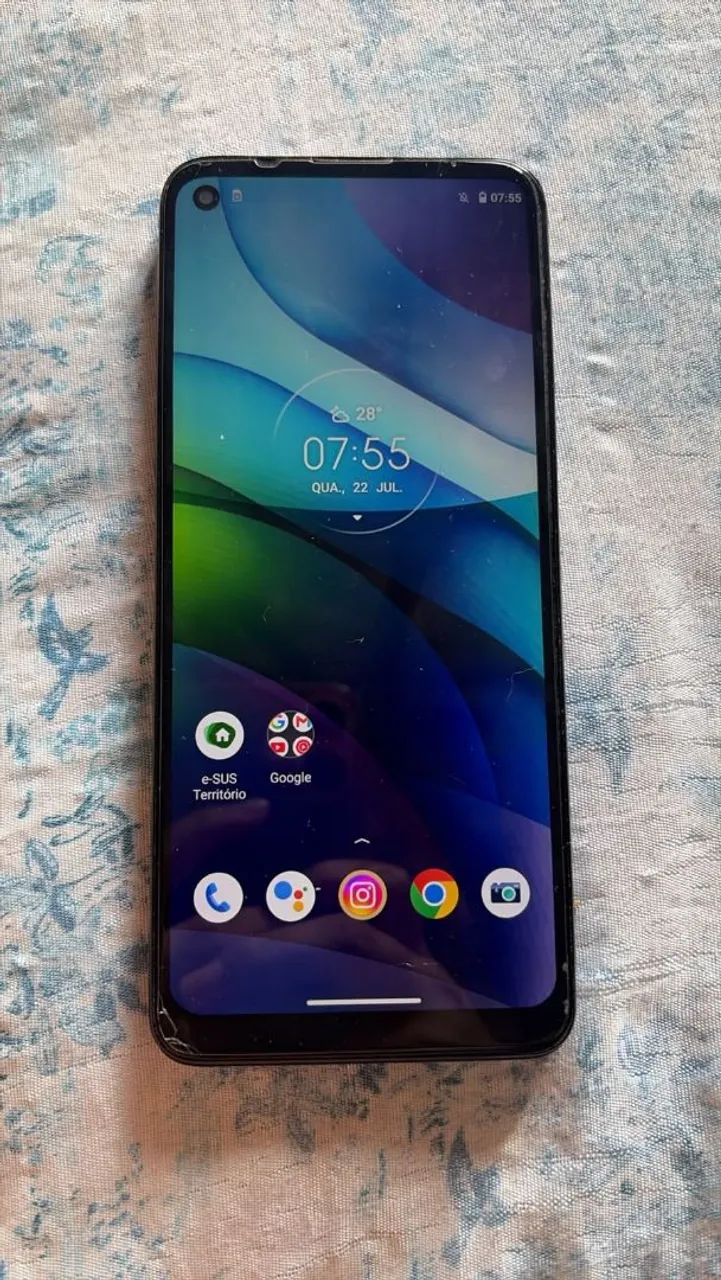 Celular moto g9 power quebra galho