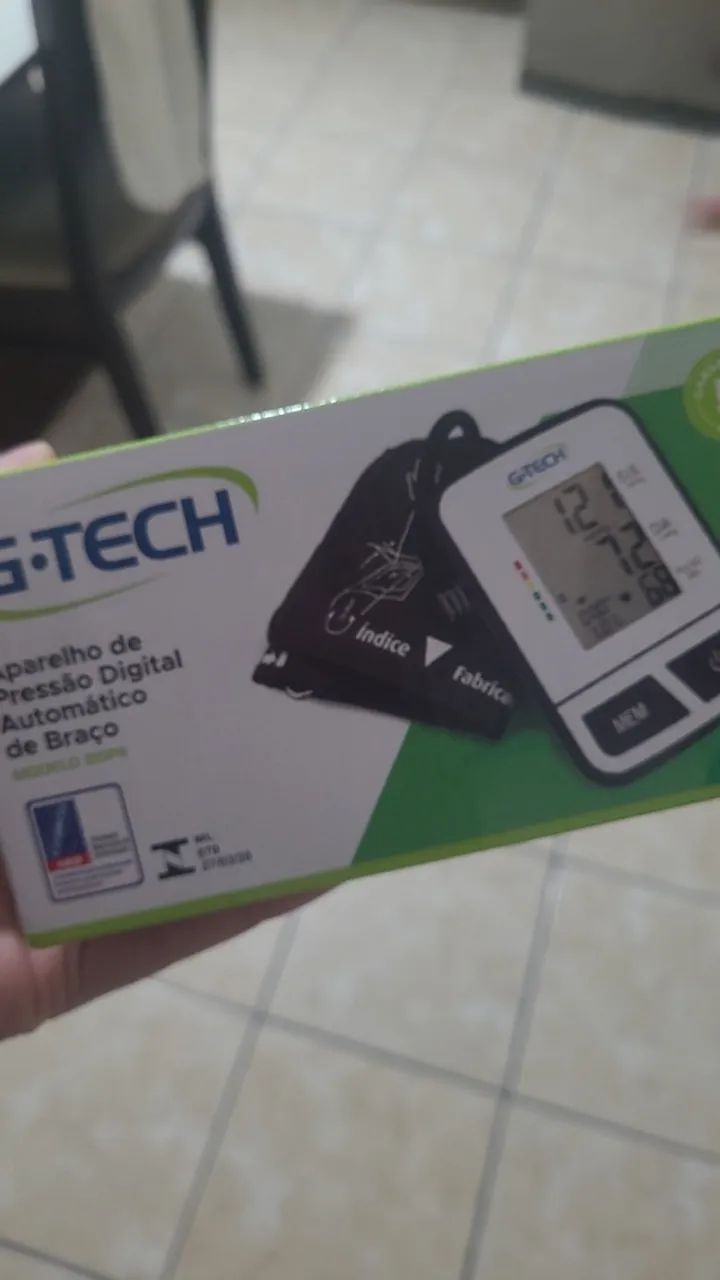 Aferidor de pressao G-Tech de braço- Manguito regulável  - Foto 2