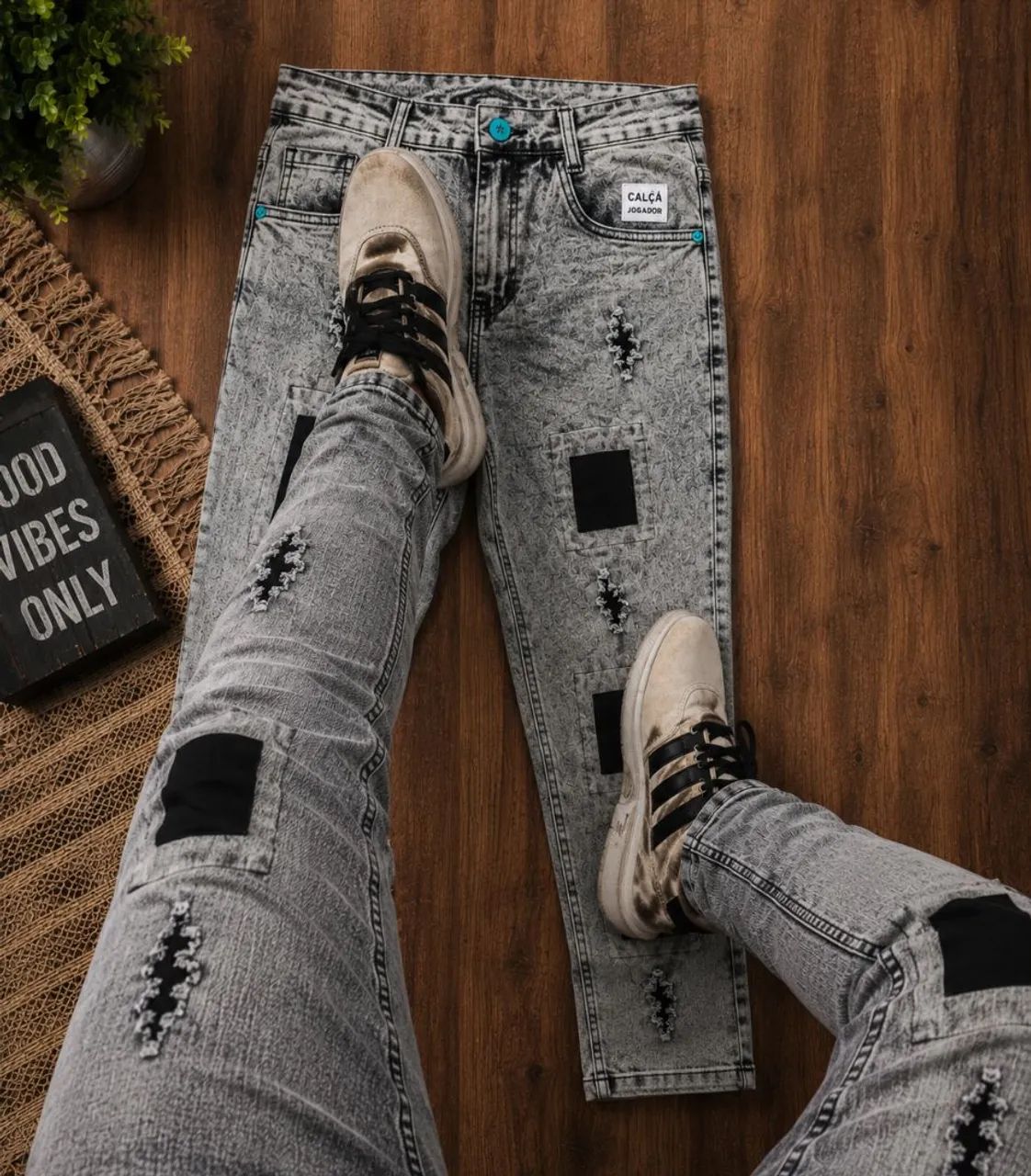 Calça jogador