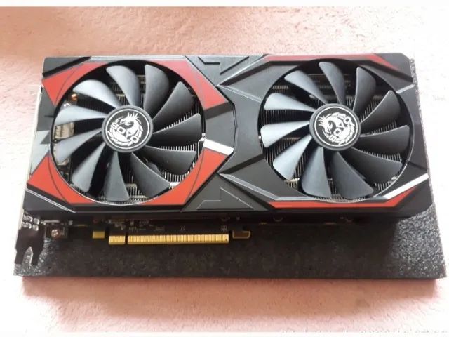 Placa De Vídeo RX 5700 XT 8Gb Gddr6 - 256 Bits e 8 Pinos