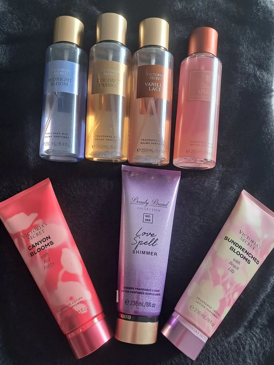 Body splash e hidratante corporal 