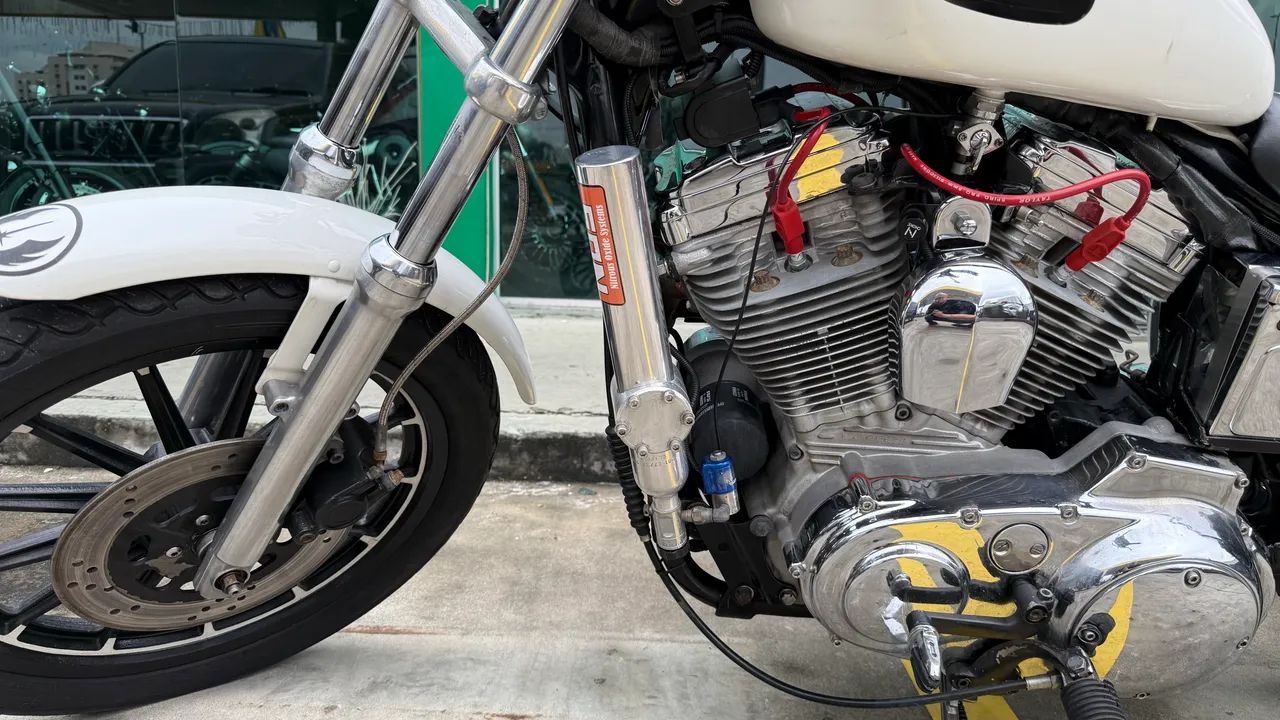 Harley Davidson XL 883 Custom 1997 CARBURADA E COM NITRO - Foto 3