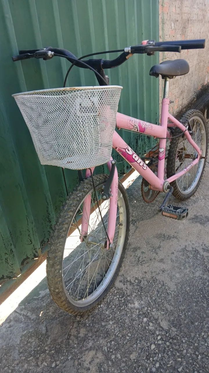 Bicicleta infantil rosa